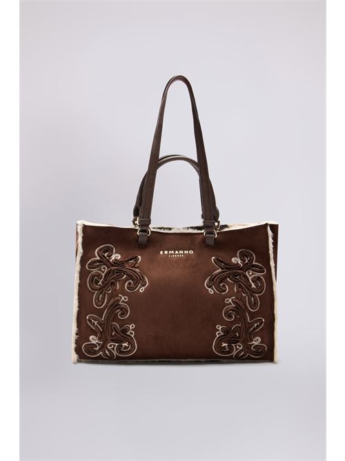 D49ES012E2CMF938 BAG WITH EMBROIDERY Ermanno Firenze | D49ES012E2CMF938